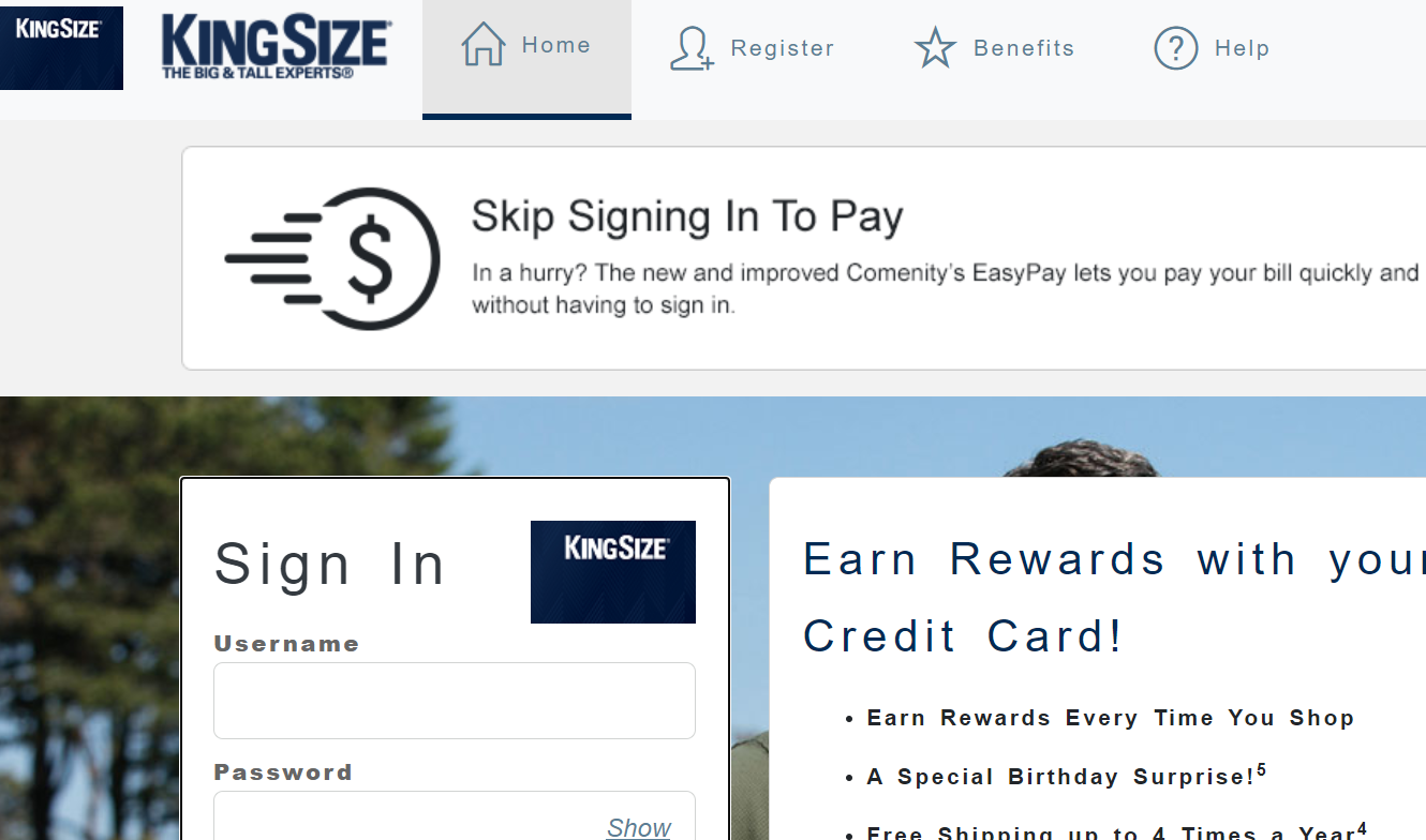 Kingsize Credit Card