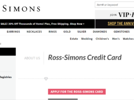 Ross Credit Card